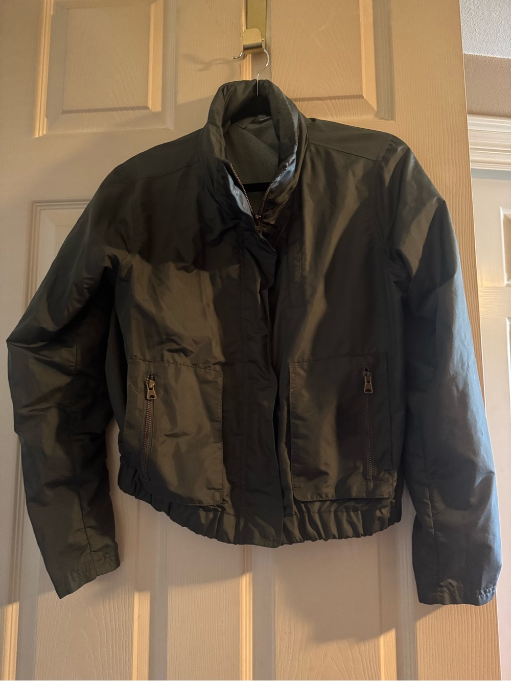 Athleta Military Green l Bomber Jacket- Medium